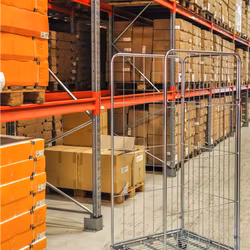 Rullcontainer 3 sidor, 720x800x1800mm, broms, KM72801803B