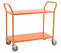 Rullvagn 2 plan, 1080x480x940mm, 250kg, orange, KM6105