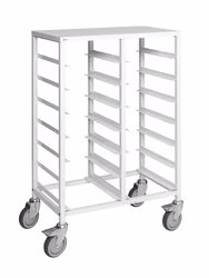 Brickvagn 720x430x1095mm, 150kg, Vit, broms, KM882-14