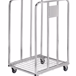 Wellpappvagn 530x630x1000 mm, 150kg, elförzinkad, KM53631002