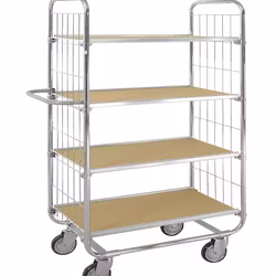 Hyllvagn ESD, 1395x470x1590 mm, KM8000-4XL-ESD