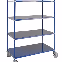 Hyllvagn 4 plan, 980x585x1445mm, 250kg, KM4125-B
