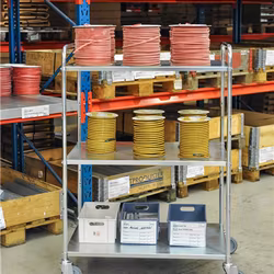 Elförzinkad Hyllvagn 980x585x1445mm,  250kg, KM4124-E