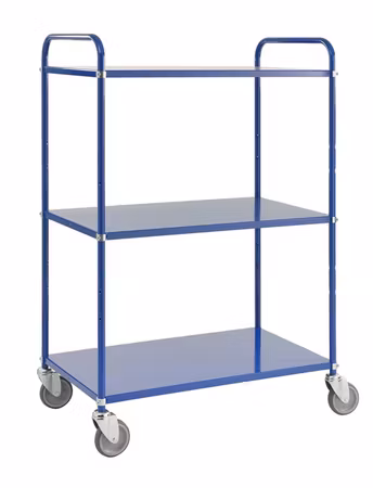 Hyllvagn 980x585x1445mm, 250kg,  broms, KM4123-BB
