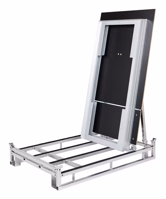 Fällbar lastbärare 1200x800x203mm, 800kg,  KM3D