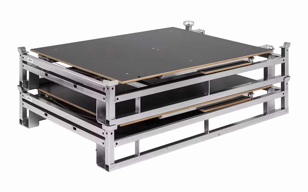 Fällbar lastbärare 1200x800x203mm, 800kg,  KM3D
