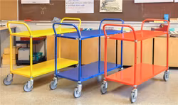 Rullvagn 1080x480x940mm, 250kg, Blå, broms, KM3106B