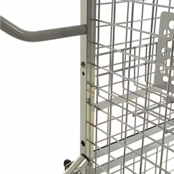 Plockvagn 1300x625x1710mm, 300 kg, höga byglar, KKM300-M17