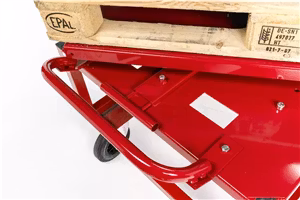 Snurrplatta 1338x810x152mm, 800kg, röd, KM221-SP