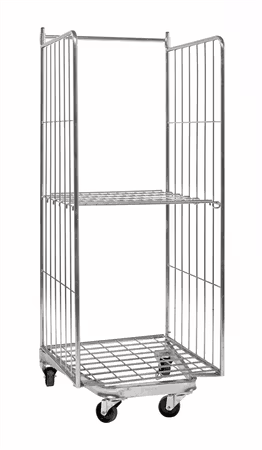 Rullcontainer stackningsbar, 800x730x1910mm, broms, KM2000B