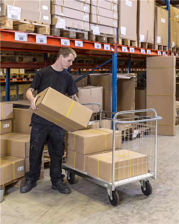 Paketvagn, 1390x650x1025mm, 300kg, KM10000-M