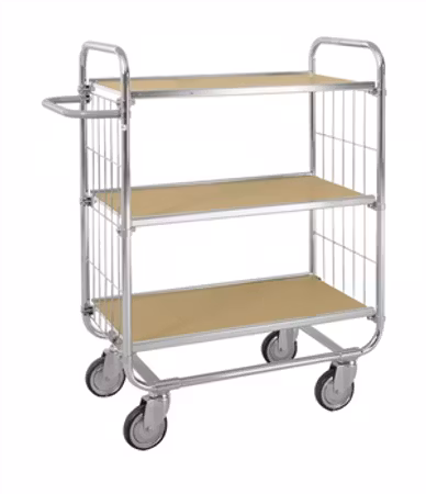 Hyllvagn ESD, 945x470x1120 mm, broms,  KM8000-3M-ESDB