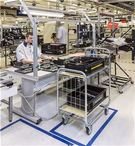 Hyllvagn  ESD,  945x470x1120 mm, KM8000-3M-ESD