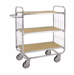 Hyllvagn ESD,  1195x470x112 mm,  KM8000-3L-ESD