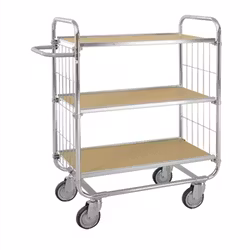 Hyllvagn ESD, 1195x470x112 mm, broms, KM8000-3L-ESDB