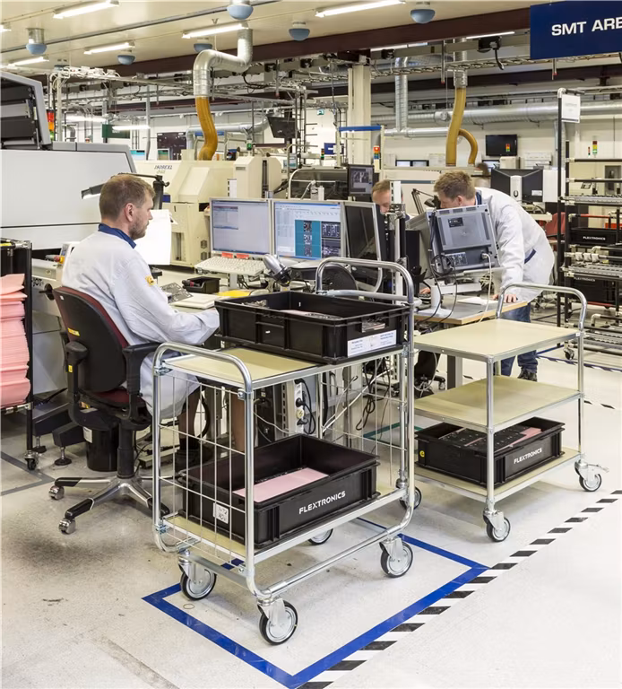 Hyllvagn ESD, 1395x470x1120 mm, KM8000-2XL-ESD