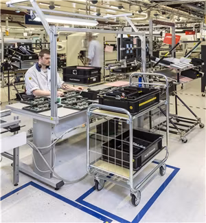 Hyllvagn ESD, 945x470x1120 mm, KM8000-2M-ESD