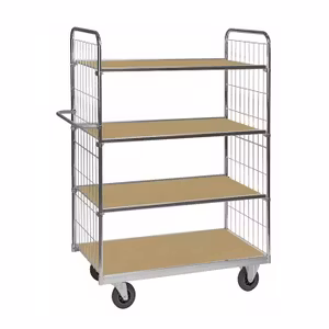 Hyllvagn 4 plan, 1390x650x169mm, KM9000-4M-ESD