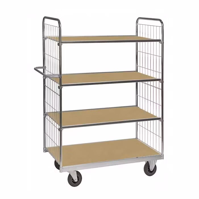 Hyllvagn ESD, 1190x650x1695mm, KM9000-4S-ESD