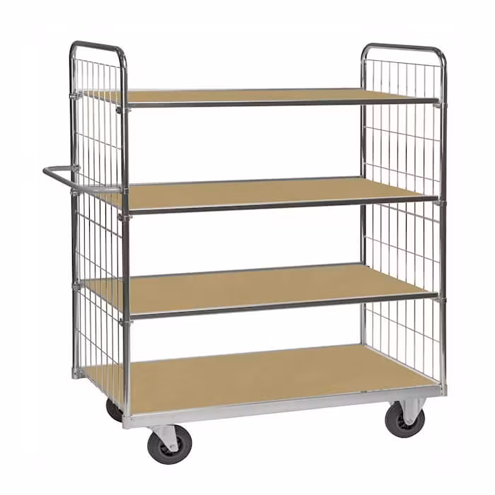 Hyllvagn ESD, 1790x650x1695mm, KM9000-4XL-ESD