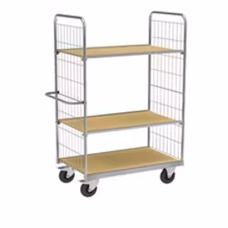 Hyllvagn ESD, 1500x650x390mm, KM9000-3M-ESD