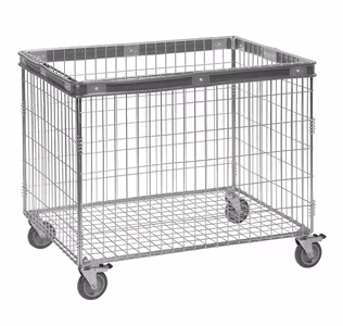 Nätvagn med skyddslist, 60kg, KM4404-KP