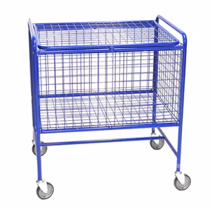 Nätvagn blå, 100kg, KM198