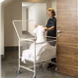 Nätvagn blå, 100kg, KM198