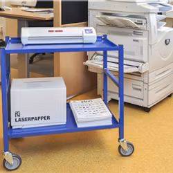 Rullbord 2 plan, 150 kg, blå, KM3100