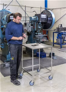 Rullbord 605x605x885mm, 150kg, KM270