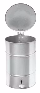 Avfallstunna 70 L, galvaniserad, KM70G