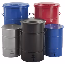 Avfallstunna 160 L, galvaniserad, KM160GF