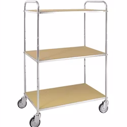 Hyllvagn 3 plan, ESD,  980x585x1445mm, KM4123-ESD