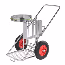 Städvagn, Elzink, luftgummihjul, KM145760-E