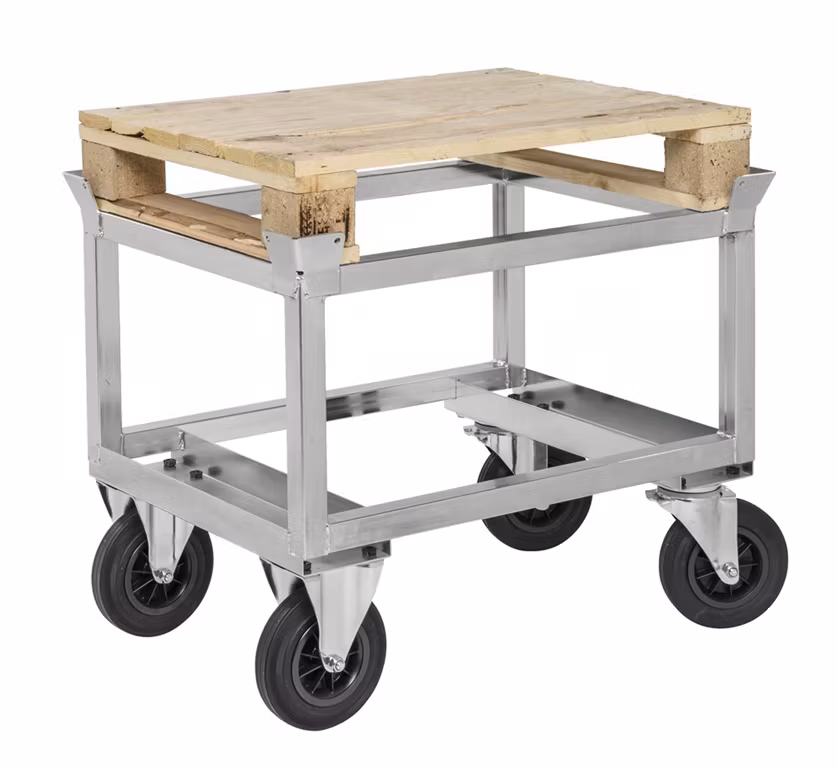 Pallvagn med pallstyrning, 846x646x700 mm, KM221-EPH