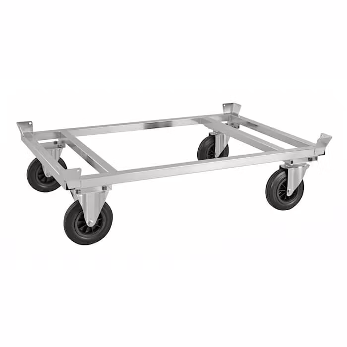 Pallvagn 1246x846x355 mm, broms, KM217-EPB