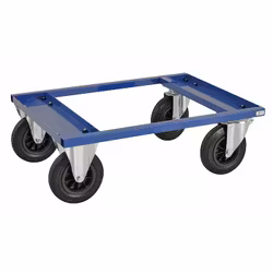 Halvpallvagn 800x600x270 mm, 800kg, broms, KM217-BHB