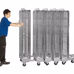 Rullcontainer stackningsbar, 850x720x1770mm, KM2010