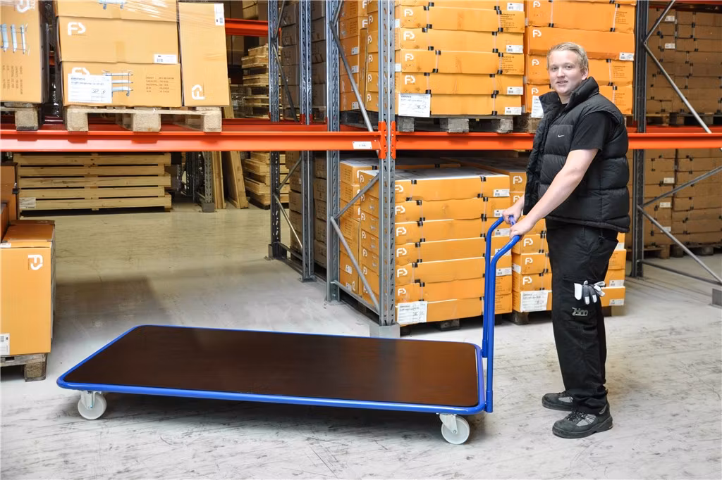 Plattformsvagn stor 2150x1000x970mm, 500kg, KM20080L