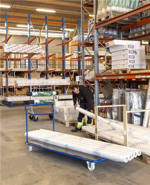 Plattformsvagn stor 2150x1000x970mm, 500kg, KM20080L