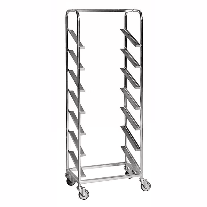 Backvagn för 7st lutande Europabackar, 150kg, KM166