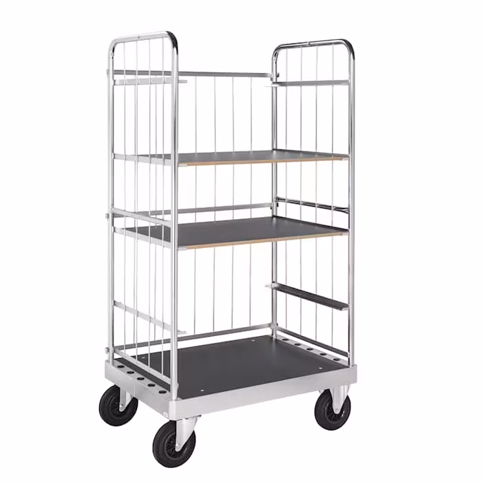 Etagevagn 1200x800x1900 mm, 800kg, KM140-3