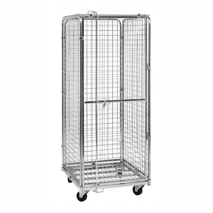 Säkerhetscontainer, 720x830x1840mm, 400kg, broms, KM1200B