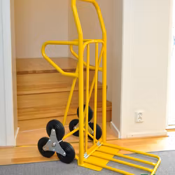 Trappkärra 870x510x1225mm, 200kg, gul, KM107