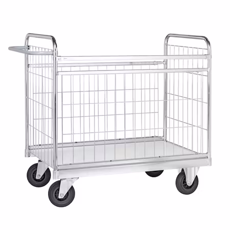 Paketvagn, 1390x650x1025mm, 300kg, broms, KM10000-MB