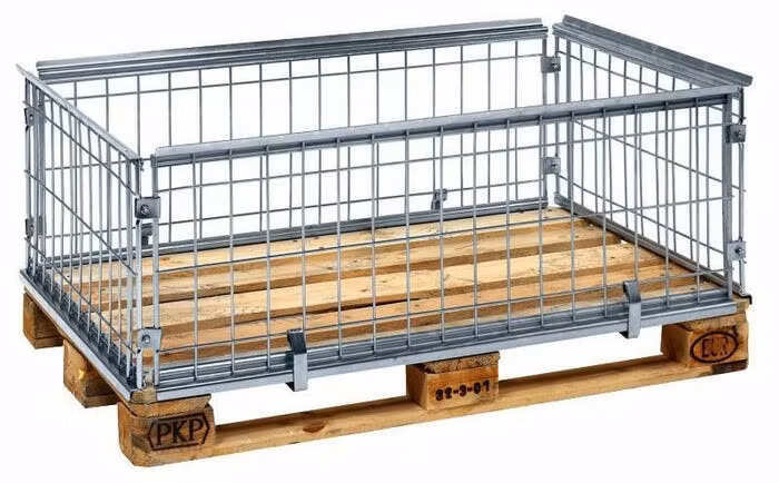 Pallram  med lock 1220x820x420mm,  KM080040L