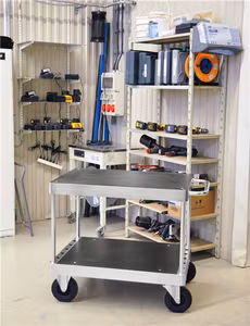 Bordsvagn 1335x800x920mm 800kg, broms, KM137-3B