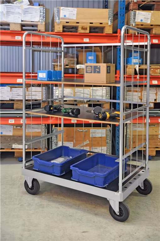 Etagevagn 1000x700x1900 mm, 800kg, KM140-2