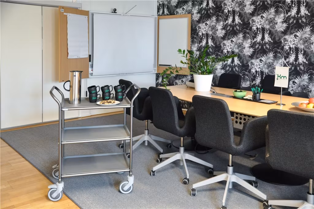 Serveringsvagn  770x495x960mm, 150kg, broms, antracitgrå, KM1620-AA