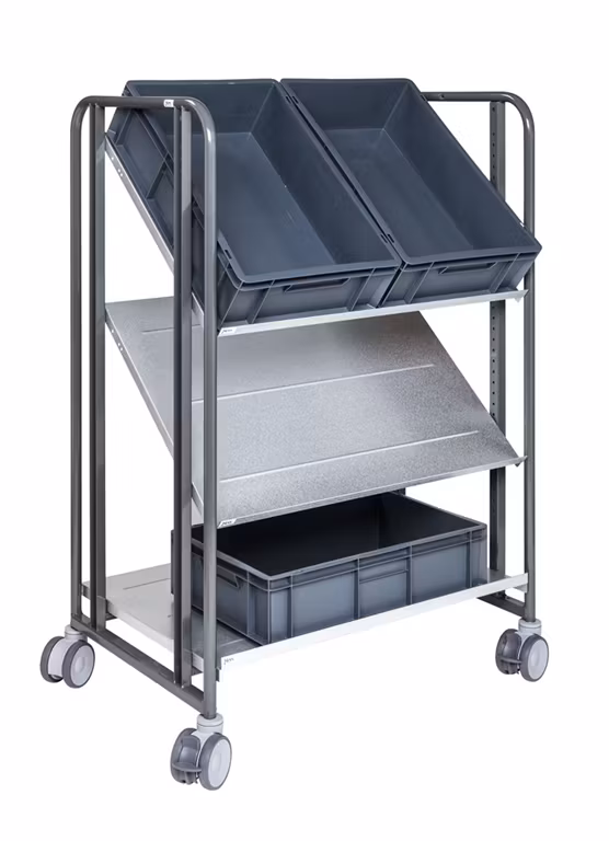 Plockvagn  877x638x1300mm, KM168-3LM-ERGO